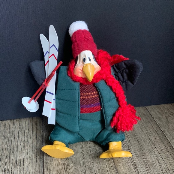 Russ Other - Russ Berrie Christmas Country Folks Igloo Penguin Skier Stuffed